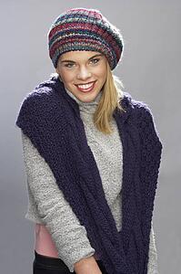 Teenage Girl Wearing Warm Winter Clothes In Studio