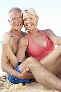 Senior Couple Enjoying Beach Holiday