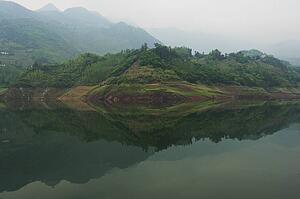 on shennong stream near badong; hubei, china