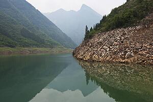 on shennong stream near badong; hubei, china