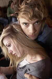 Worried young couple