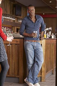 Handsome man in bar