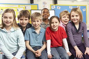 Schoolchildren In classroom
