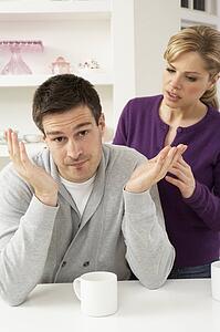 Couple Having Argument At Home