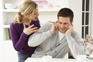 Couple Having Argument At Home
