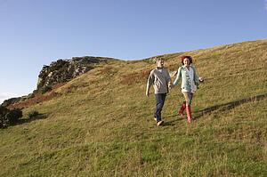 Couple in countryside