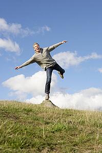 Man in countryside