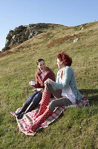 Women on country picnic