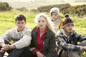 Young couples in the country