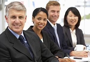 Business people in office