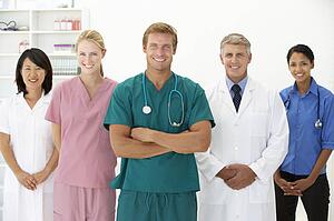 Portrait of medical professionals