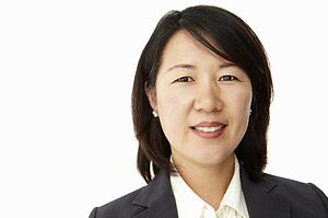 Portrait of business woman in suit