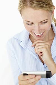Young woman using mobile phone