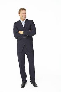 Portrait of business man in suit
