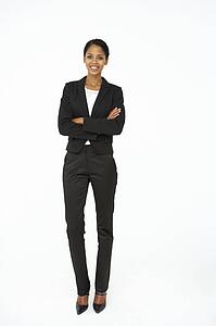 Portrait of business woman in suit