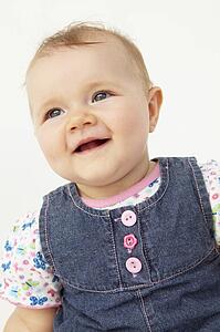 Portrait of happy baby