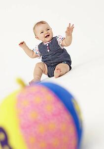 Portrait of happy baby