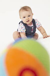 Portrait of happy baby