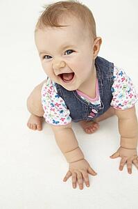 Portrait of happy baby