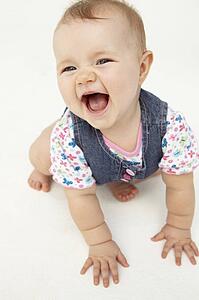 Portrait of happy baby
