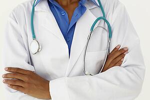 Portrait of medical professional