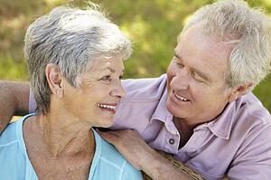 Portrait of senior couple
