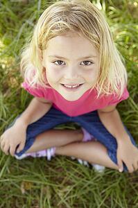 Portrait of happy girl