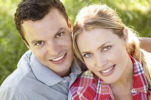 Portrait of young couple