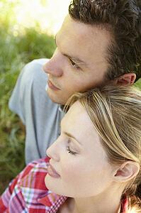 Portrait of young couple