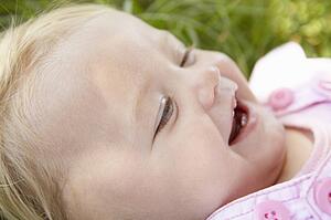 Portrait of happy baby