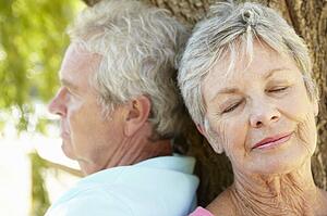 Portrait of senior couple