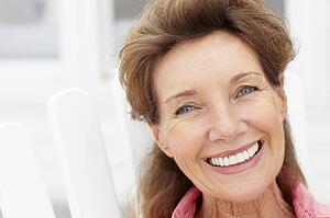 Senior woman head and shoulders