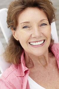 Senior woman head and shoulders