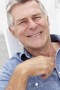 Senior man head and shoulders