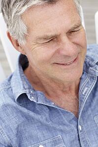 Senior man head and shoulders