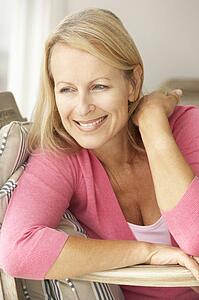 Senior woman at home