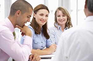 Business colleagues in meeting