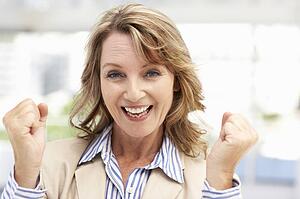 Successful mid age businesswoman