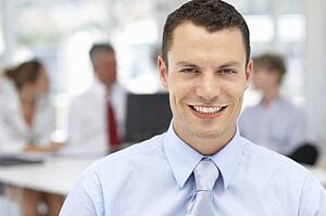 Successful young businessman