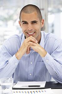 Successful young businessman
