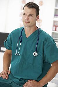 Young hospital doctor