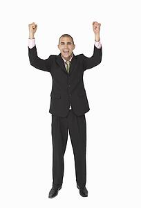 Successful young businessman