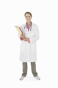 Mid age female doctor