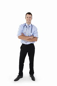 Young male doctor