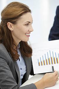 Businesswoman in meeting