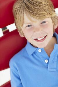 Young boy head and shoulders
