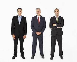 Group Of Businessmen In Studio