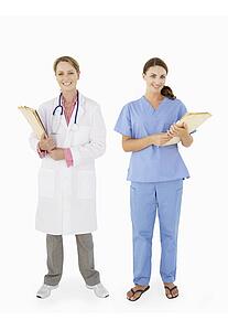 Portrait Of Medical Staff In Studio