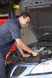 Mechanic at work