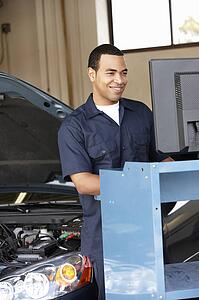 Mechanic at work
